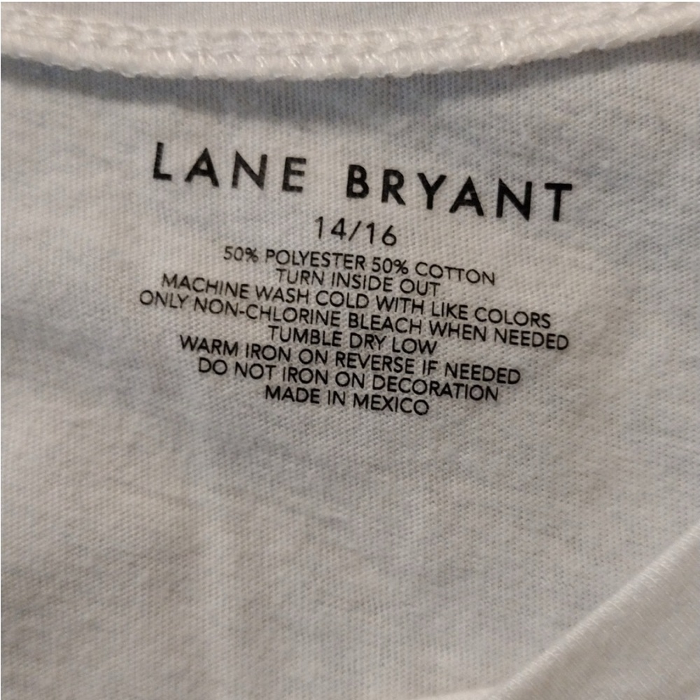 ❤️6 items for $25 sale!!❤️ Lane Bryant Jimi Hendrix Hi-Low Top EUC - Picture 4 of 4